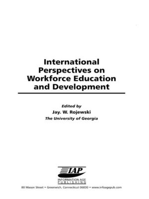cover image of International Perspectives on Workforce Education and Development